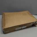 Wesnoy 10 x 20 ft Carport Front Panel Tarp Khaki Canopy Shelter Replacement Cover with Opening Door Drill Holes on Both Sides Car Canopy Tent for Truck, Car, Boat