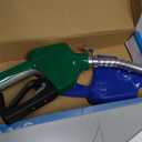 3/4" NPT Automatic Fuel Nozzle, 16 GPM Diesel Gas Pump Nozzles with Hook & 3-Position Auto Lock, Fuel Hose Handle Transfer Gun Gas Pump Nozzle for Gasoline, Diesel, Kerosene and Water