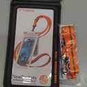 TORRAS IP68 Waterproof Phone Pouch Double Space, Floating Waterproof Phone Case with Lanyard for iPhone 17 Pro Max 16 15 14 S25 S24, Phone Dry Bag Vacation Cruise Ship Travel Essentials 7.0'', Black