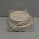 GreenWorks 7 inch and 9 inch Heavy-duty Compostable Plates (each 50 Count), 100 Count Unbleached Disposable Paper Plates (Large)