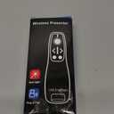 Presentation Clicker Wireless Presenter Remote for PowerPoint, Powerpoint Clicker with Volume Control PowerPoint Slide Advancer for Mac, Computer, Laptop-E600