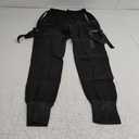 Ambcol Men's Joggers Punk Cargo Baggy Techwear Hip Hop Harem Streetwear Tactical Track Pants, XS