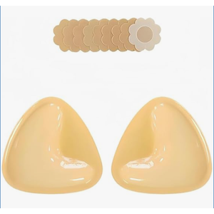 HUAFA Women's Double Sided Sticky Bra Inserts, Medium