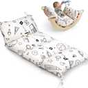 BlueWood Cushion for Climbing Arch, Montessori Philosophy Soft and Non-Slip Pillow for Kids, Pikler Cushion for Reading, Playing, Games, Parties (White)
