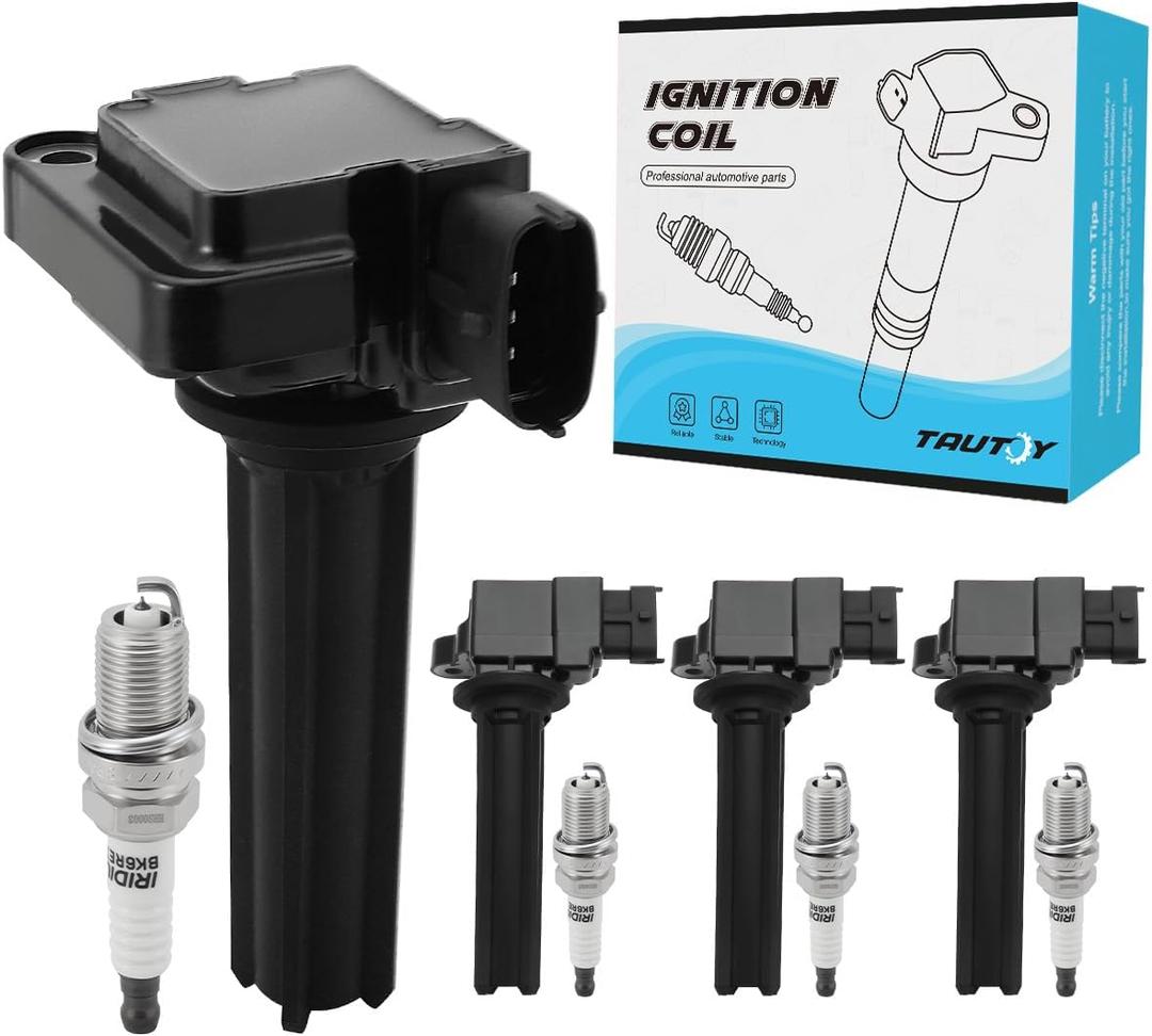 Set of 4 UF738 UF665 Ignition Coil Pack & Iridium Spark Plugs (2.5L Only) For Subaru Forester 2011-2013,Impreza 2011-2014,Legacy 2010-2012,WRX STI 2013-2018, # 22433AA600 22433AA601 5C2100