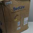 Bedlore 4-Inch King Mattress Topper for Back Pain - Dual Layer Medium Support (2" Gel Memory Foam + 2" Cooling Fluffy Pillow Top Pad), Breathable & Pressure Relief (White)