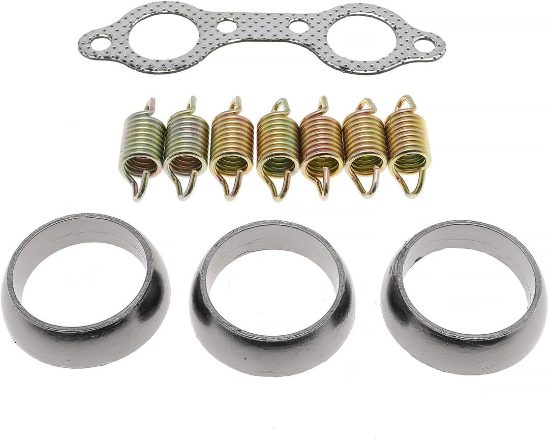 Exhaust Manifold Gasket Spring Rebuild Kit for Polaris Ranger 700 800 2006-2014 Sportsman 600 700 2002-2007
