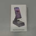 Cell Phone Stand with Wireless Bluetooth Speaker Adjustable Holder Anti-Slip Base HD Surround Sound for Home, Desk & Outdoors Compatible with Mobile & Tablets, Black