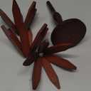 Tree Coasters Set of 4 - Wooden Trivets for Hot Dishes, Pot, Bowl, Coffee, Teapot (Brown-4)