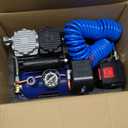 Heomgar  Electric Air Compressor Cordless, Quiet Portable Air Compressor For Woodwork Nailing, Garage, Car, Pneumatic Tool