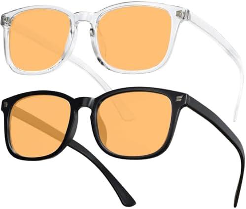 livho High Tech Blue Light Glasses - Advanced 99% Blue Light Blocking Computer Glasses - Anti Eyestrain & UV Glare Protection