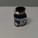 Supply Giant 6I52 Flexible PVC Reducing Coupling with Stainless Steel Clamps, 2.4" x 1.6" Inner Diameter for 2" x 1-1/4 Nominal Pipe, Black