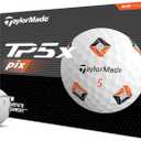 TaylorMade Golf TP5 One Dozen (White/Black/Orange)