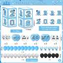Light Blue Graduation Decorations 2026 Class of 2026 Banner Grad Party Decorations 2026 Class of 2026 Decorations 2026 Graduation Decoration