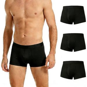 Tawyisi Incontinence Underwear for Men, 5 Layer Leak Proof Washable Reusable Cotton Boxer Brief, Heavy Flow Bladder Leak Men's Incontinence Underwear 3 Pack 3XL
(Black)