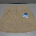 Willit Women's Golf Skirts Zipper Pockets High Waisted Stretchy Skorts Quick Dry Athletic Tennis Casual Skorts 8, Khaki