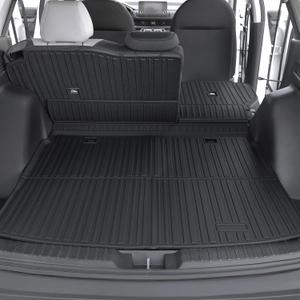 Cargo Mat for Honda CRV 2026 2025 2024 2023 Accessories(Hybrid & Gasoline), Full Coverage All Weather Trunk Cargo Liner with Backrest Protector