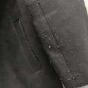 Women's Winter Wool Coat Notch Lapel Single Breasted Casual Mid Long Pea Trench Coat (Medium, Black)