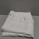 NEATERIZE Shower Curtain White - Hotel Style Shower Curtains for Bathroom with Waffle Design, 72x72 Inches - White Fabric Shower Curtain - Cortinas de Bao Elegantes