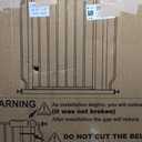 Fairy Baby Extra Wide Baby Gate Black 62-67 Inch Wide, Walk Through Pressure Mounted No Drill for Doorways, Long and Large Tension Gate for Pet and Kids