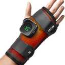Cordless Wrist Heating Pad, Heated Wrist Wrap Brace for Right Hand, Hand Heating Pad Wrist Support Brace with Detachable Controller for Women and Men, One Size