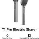 Laifen T1 Pro 1-Blade Electric Shaver, High-Speed 12,000 Cuts/Min, Long Hair Trimmer with 3 Guards, for Sparse Beard & Daily Styling, Wet & Dry, IPX7 Waterproof Razor (Space Gray)