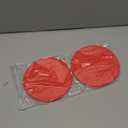 Yodecy Silicone Bowl Lids fit Pyrex Glass Bowls 7201-PC 4 Cup, Yodecy Silicone Bowl Lids fit Anchor Hocking Glass Bowls 7201-PC 4 Cup,Replacement Lids(2 Pack Red)(Container not Included)