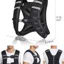 Henkelion Weighted Vest Weight Vest for Men Women Kids Weights Included, Body Weight Vests Adjustable for Running, Training Workout, Jogging, Walking, 25 Lbs