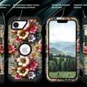 TEECOVER for iPhone 16e Case, Heavy-Duty Shockproof Full Protection Hard Plastic Bumper + Soft Silicone Rubber Protective Case for iPhone 16e - 6.1-Inch, Olive Green