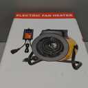 Greenhouse Heater with Digital Thermostat, Green House Heater for Plants,1500W Electric Grow Tent Heaters, Overheat Protection, Fast Heating for Green House, Flower Room, Yellow