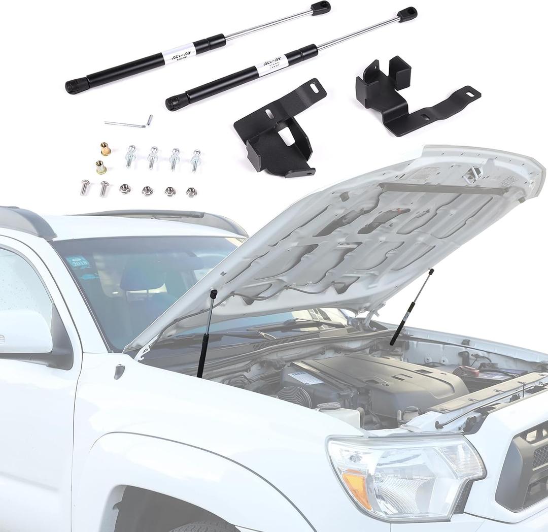 Front Hood Lift Supports Gas Springs Shocks Struts Compatible with Toyota Tacoma 2005-2015,Assist Hydraulic Gas Spring Charged Struts Shocks Dampers Lifting Bracket Car Accessories