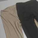 2-Pack Women's Leggings, Black and Beige, Size S-M