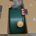 Portable Charcoal Barbecue Grill, 1pc Mini BBQ Grill Multifunctional Charcoal Grill Smokeless Round Tabletop Charcoal Grill for Indoor Outdoor Cooking Home Party Picnic Camping (Green)