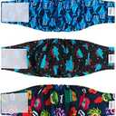 CuteBone Dog Belly Bands for Male Dogs Wraps Washable Doggie Diapers DM07S, S