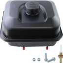 General Gas Fuel Tank Compatible with GX270 GX340 GX390 Harbor Freight Predator 420cc HDPE Never Rust Anti-vibration Oil Tanks Boat Engine Replacement Parts 17510-ZE3-030ZA (Black)