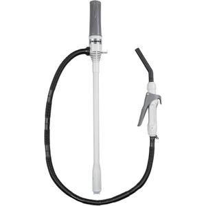 DEWAY Automatic Fuel Transfer Pump with Nozzle for Quick Flow Control & Stop, 3X More Powerful D Battery Powered, Extra Long Hose Fits All Size Cans, Portable Liquid Pump Transfers at 2.4 Gal/Minute