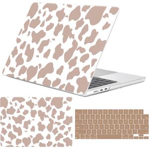 Compatible with MacBook Air 13.6 inch Case 2022-2025 Release M4 A3240 M3 A3113 M2 A2681,Sturdy Protective Laptop Hard Shell &Keyboard Cover for MacBook Air 13 inch CaseBrown Cow