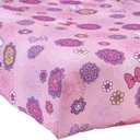 Disney 4 Piece Minnie's Fluttery Friends Toddler Bedding Set, Lavender