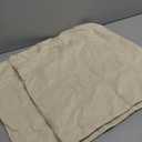 Couch Pillow Covers 20x20 Cream: 2 Pack Cozy Soft Polyester Square Throw Pillow Cases for Farmhouse Home Decor