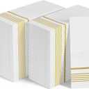 600 Pack Paper Napkins, 3-Ply Guest Towels Disposable Dinner Napkins, Soft and Absorbent Party Napkins for Thanksgiving, Bathroom,Wedding and Events