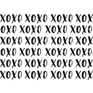 7x5 FT XOXO Valentine's Day Backdrop for Photography Birthday Party Valentine's Day Decorations Photo Studio Props