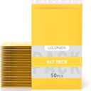4x7 Inch Yellow Kraft Bubble Mailers - Heavy-Duty Privacy Shipping Bags with Peel-and-Seal Adhesive, Shockproof Packaging for Fragile Items, Jewelry & Documents (50 Pack)
