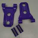 Hood Hinge Cover Decoration Trim Exterior Cover Kit Fit for 2018-2025 Jeep Wrangler JL JLU & Gladiator JT(Purple)