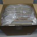 GORILLA GRIP Slip Resistant Chair Cushions, No Ties Required, Set of 6 Memory Foam Pads for Dining Room, Kitchen Table, Office, Rocking Chairs, Plush Seat Cover Cushion Pad, Home Decor, 16x16, Beige