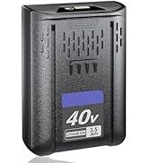 Replacement for Kobalt 40V Battery 6Ah, Compatible with Kobalt 40V Max Battery KB-540-06 KB440-06 KB240-06 KB2540C-06 KB640-03 for Cordless Power Tools