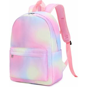CAMTOP Preschool Backpack for Kids Girls Small Backpack Purse Kindergarten School Bookbags for Toddler Travel (Rainbow)