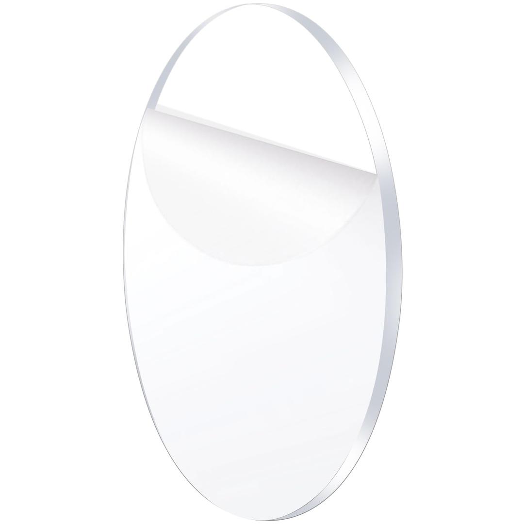 ADTDA 1 Pieces 1/4" Clear Circle Acrylic Sheet,24 Inch Diameter Plexiglass Sheets Round for Cake Discs,Plexiglass Table Top, Backdrops and DIY Display Projects Craft
