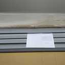 Slatwall Panel Garage Wall Organizer, Grey, 8'H x 4'W