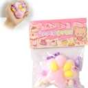 2 x Taba Squishy Cat Paw Squeeze Toys,Sensory Fidget Toy for Your Best Mellow and Chill,Party Favors, Birthday Gift, Squishy Toys for Adults (Taro Puree Purple)