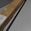 Amazon Basics Easy to Install Adjustable Room Darkening Blackout Curtain Rod - Wraps Around, Blocks Light, for Heavy Curtains, 48" to 88", Black